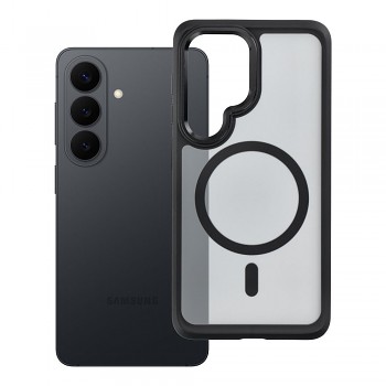 Kryt Forcell F-Protect Smoke Hybrid Premium pro Samsung S26 kompatibilní s MagSafe černý