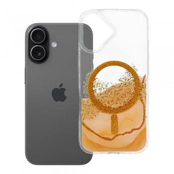 Kryt Golden pro iPhone 17 kompatibilní s MagSafe zlatý