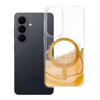 Kryt Golden pro Samsung S24 / S25 kompatibilní s MagSafe zlatý