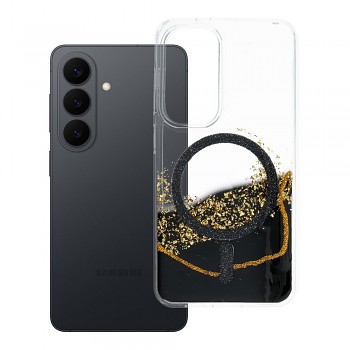 Kryt Golden pro Samsung S24 / S25 kompatibilní s MagSafe černý
