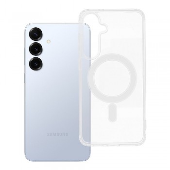 Kryt Clear Mag Cover pro Samsung S25 PLUS kompatibilní s MagSafe transparentní