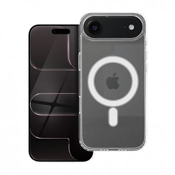 Kryt Clear Mag Cover pro iPhone 17 AIR kompatibilní s MagSafe transparentní
