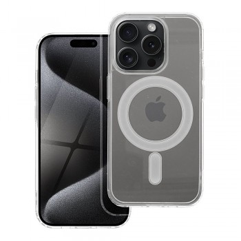 Kryt Clear Mag Cover pro iPhone 15 PRO kompatibilní s MagSafe transparentní