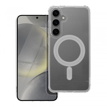 Kryt Clear Mag Cover pro Samsung S24 PLUS kompatibilní s MagSafe transparentní