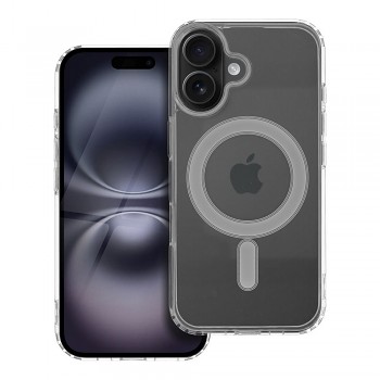 Kryt Clear Mag Cover pro iPhone 16 kompatibilní s MagSafe transparentní