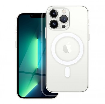 Kryt Clear Mag Cover pro iPhone 13 PRO (ochrana fotoaparátu) kompatibilní s MagSafe transparentní