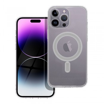 Kryt Clear Mag Cover pro iPhone 14 PRO MAX (ochrana fotoaparátu) kompatibilní s MagSafe transparentní