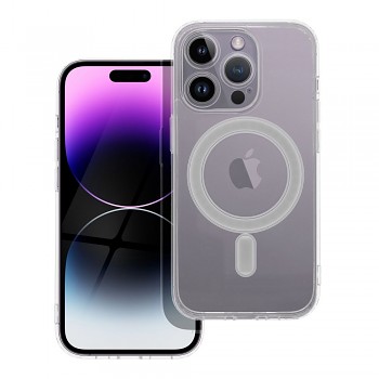 Kryt Clear Mag Cover pro iPhone 14 PRO (ochrana fotoaparátu) kompatibilní s MagSafe transparentní