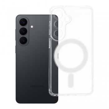Kryt Clear Mag Cover pro Samsung S26 (ochrana fotoaparátu) kompatibilní s MagSafe transparentní
