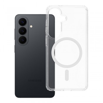 Kryt Clear Mag Cover Elite pro Samsung S26 (odolný proti žloutnutí) kompatibilní s MagSafe transparentní