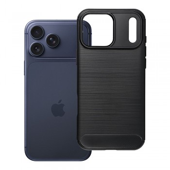 Kryt Carbon 2.0 pro iPhone 17 Pro Max / 18 Pro Max s nízkým okrajem fotoaparátu černý