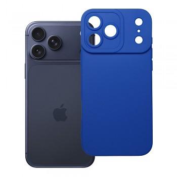 Kryt Matt 2.0 pro iPhone 17 Pro Max / 18 Pro Max s nízkým okrajem fotoaparátu modrý