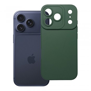 Kryt Matt 2.0 pro iPhone 17 Pro / 18 Pro s nízkým okrajem fotoaparátu tmavě zelený