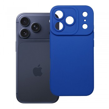 Kryt Matt 2.0 pro iPhone 17 Pro / 18 Pro s nízkým okrajem fotoaparátu modrý