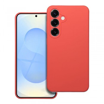 Silikonový kryt pro Samsung S25 broskvový