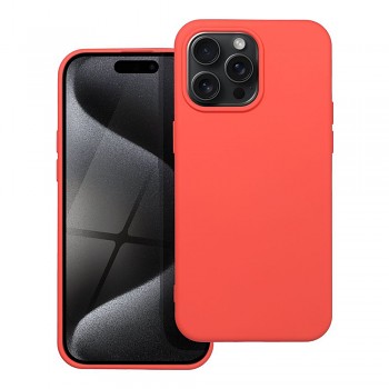 Silikonový kryt pro iPhone 15 PRO MAX broskvový