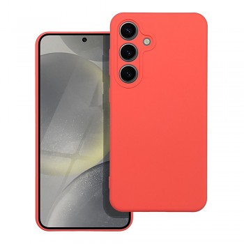 Silikonový kryt pro Samsung S24 broskvový