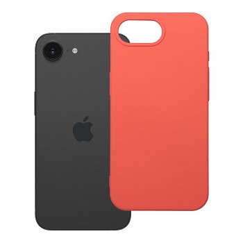 Silikonový kryt pro iPhone 16e (SE 4 2025) / 17e broskvový