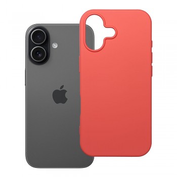 Silikonový kryt pro iPhone 17 broskvový