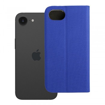 Pouzdro Sensitive Book pro iPhone 16e (SE 4 2025) modré