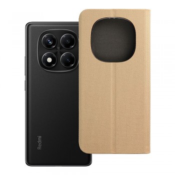 Pouzdro Sensitive Book pro Xiaomi Redmi NOTE 14 PRO 4G zlaté