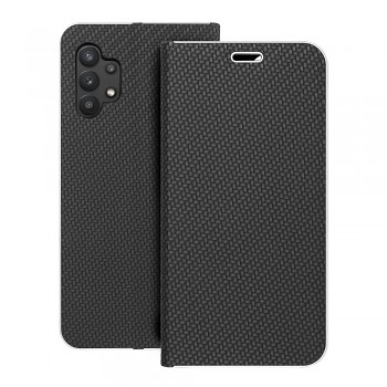 Pouzdro Luna Book Carbon pro Samsung A32 5G černé