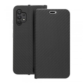 Pouzdro Luna Book Carbon pro Samsung A32 LTE (4G) černé