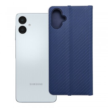 Pouzdro Luna Book Carbon pro Samsung A06 modré