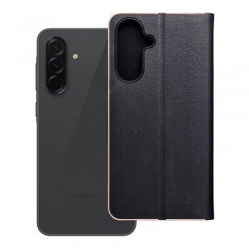 Pouzdro Luna Book Carbon pro Samsung A36 5G černé