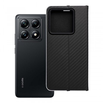 Pouzdro Luna Book Carbon pro Xiaomi 14T PRO černé