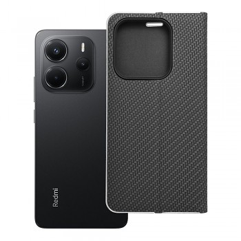 Pouzdro Luna Book Carbon pro Xiaomi Redmi NOTE 14 5G černé