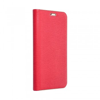 Pouzdro Luna Book Gold pro Samsung A12 / M12 červené