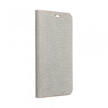 Pouzdro Luna Book Gold pro Samsung A52 5G / A52 LTE (4G) / A52s 5G stříbrné