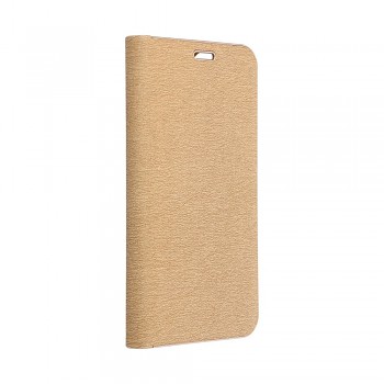 Pouzdro Luna Book Gold pro Samsung A52 5G / A52 LTE (4G) / A52s 5G zlaté