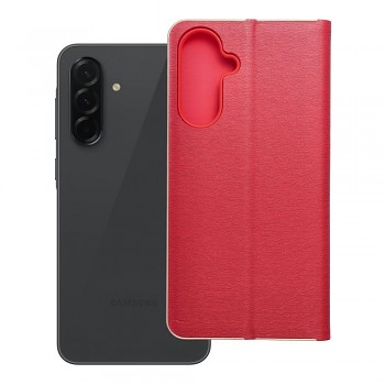 Pouzdro Luna Book Gold pro Samsung A36 5G červené