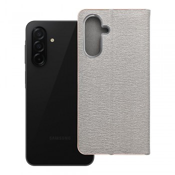 Pouzdro Luna Book Gold pro Samsung A26 5G stříbrné