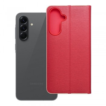 Pouzdro Luna Book Gold pro Samsung A56 5G červené