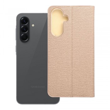 Pouzdro Luna Book Gold pro Samsung A56 5G zlaté
