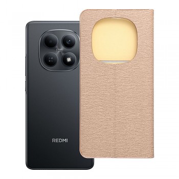 Pouzdro Luna Book Gold pro Xiaomi Redmi NOTE 15 5G zlaté