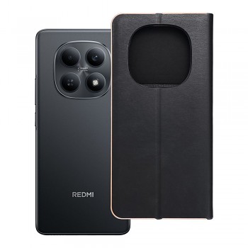 Pouzdro Luna Book Gold pro Xiaomi Redmi NOTE 15 5G černé