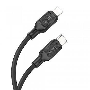 Kabel USB-C na Lightning Hoco PD 20 W 1 m X90 černý