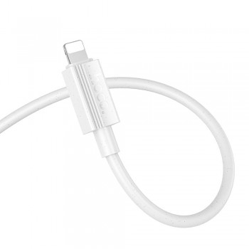 Kabel USB-A na Lightning Hoco 2.4 A 1 m X107 bílý