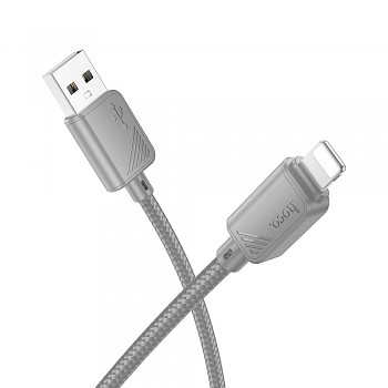 Kabel USB-A na Lightning Hoco 2.4 A 1 m X113 šedý