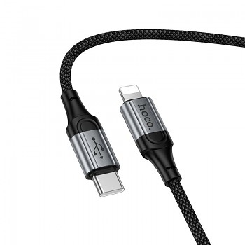 Kabel USB-C na Lightning Hoco PD 27 W 1.5 m X121 černý