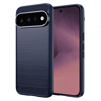 Techsuit Carbon Silicone kryt pro Google Pixel 11 / Pixel 11 Pro modrý