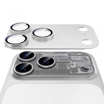 ESR Armorite Pro ochrana fotoaparátu iPhone 18 Pro Max stříbrná