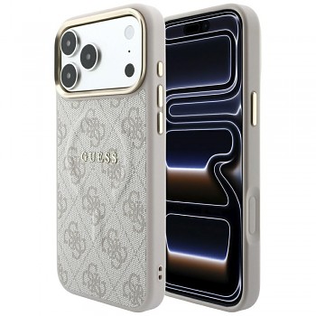 Guess 4G Embossed Classic MagSafe GUHMP18LP4MSEGCP kryt pro iPhone 18 Pro / iPhone 17 Pro růžový