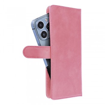 Univerzální pouzdro Common Book velikost XL pro Samsung Galaxy A12 / A13 4G / A34 5G / A02s / Xiaomi Redmi 12 4G / 12C / Note 12 4G / 12 Pro 5G / Oppo A53s / A72 / A92 růžové