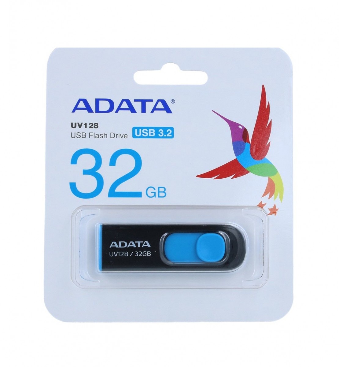 Flash disk ADATA UV128 32GB modrý