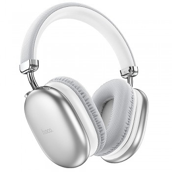 Bezdrátová Bluetooth sluchátka Hoco W35 Max stříbrná